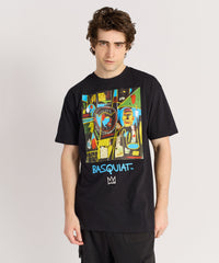 Basquiat Two Sided Coin Tee - Black