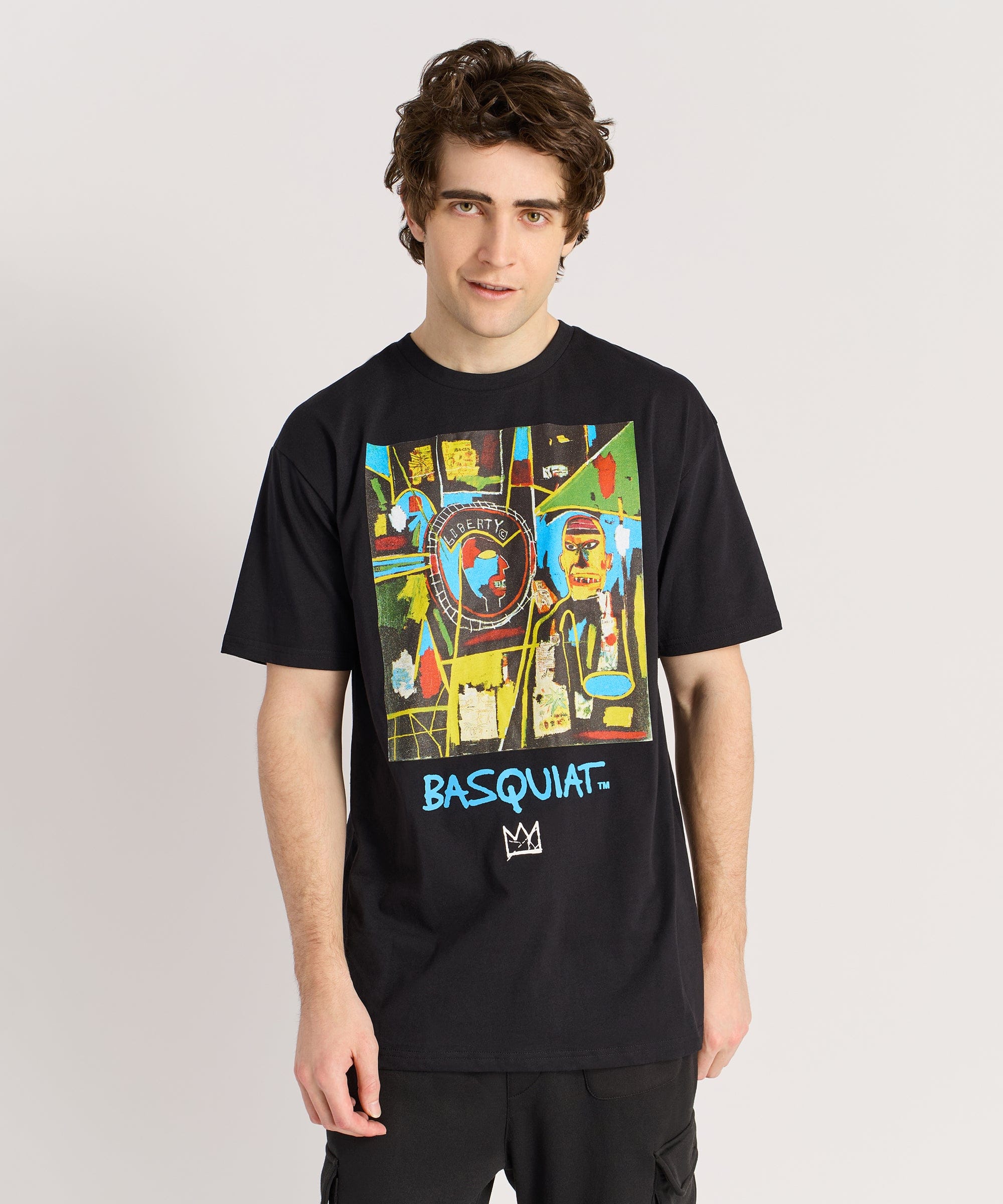 Basquiat Two Sided Coin Tee - Black