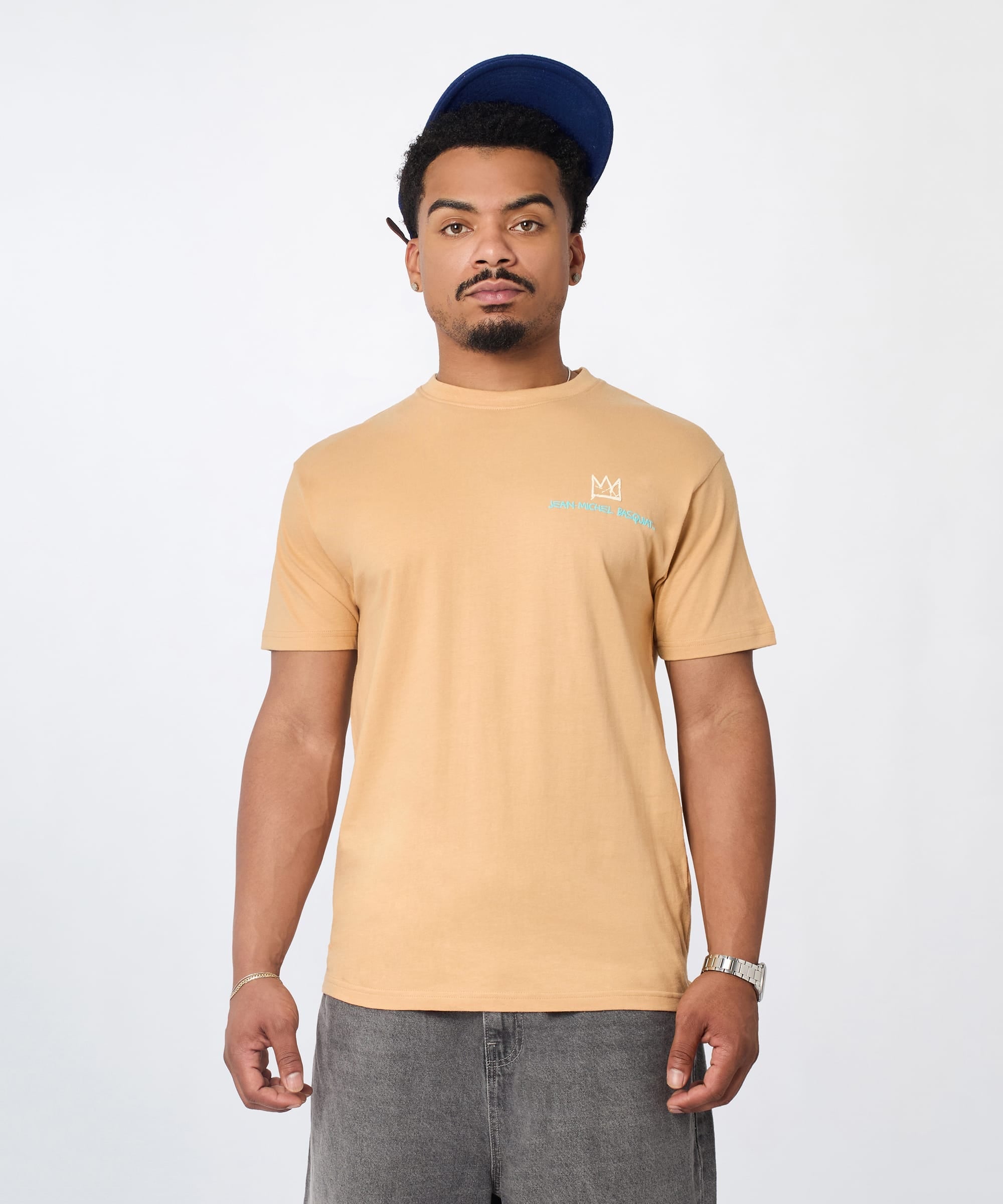 Basquiat Equal Pi Tee - Khaki