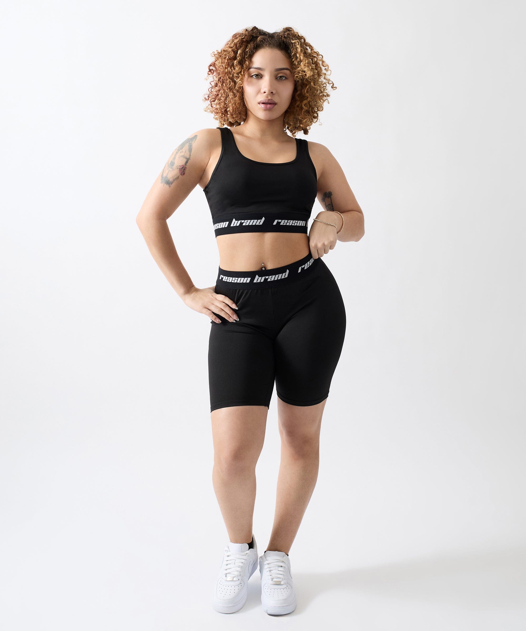 Cara Women's Biker Shorts - Black