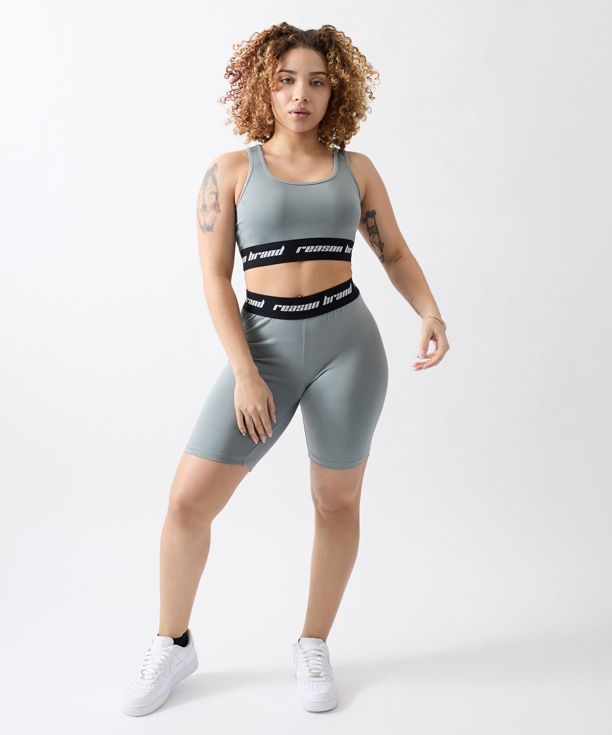 Cara Women's Biker Shorts - Grey