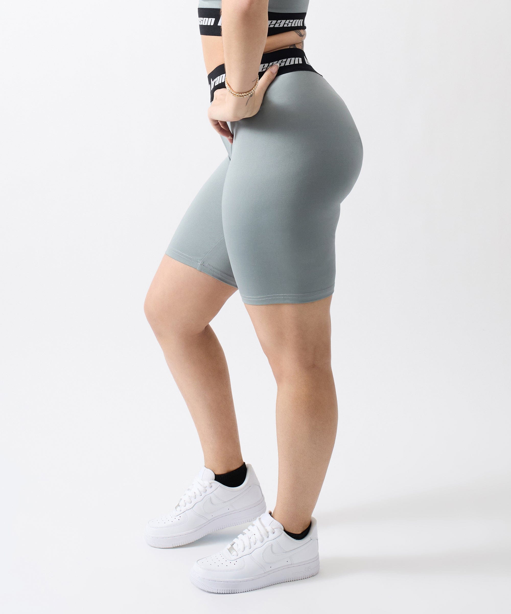 Cara Women's Biker Shorts - Grey
