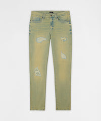 Essential Distressed Skinny Jeans - Vintage Blue