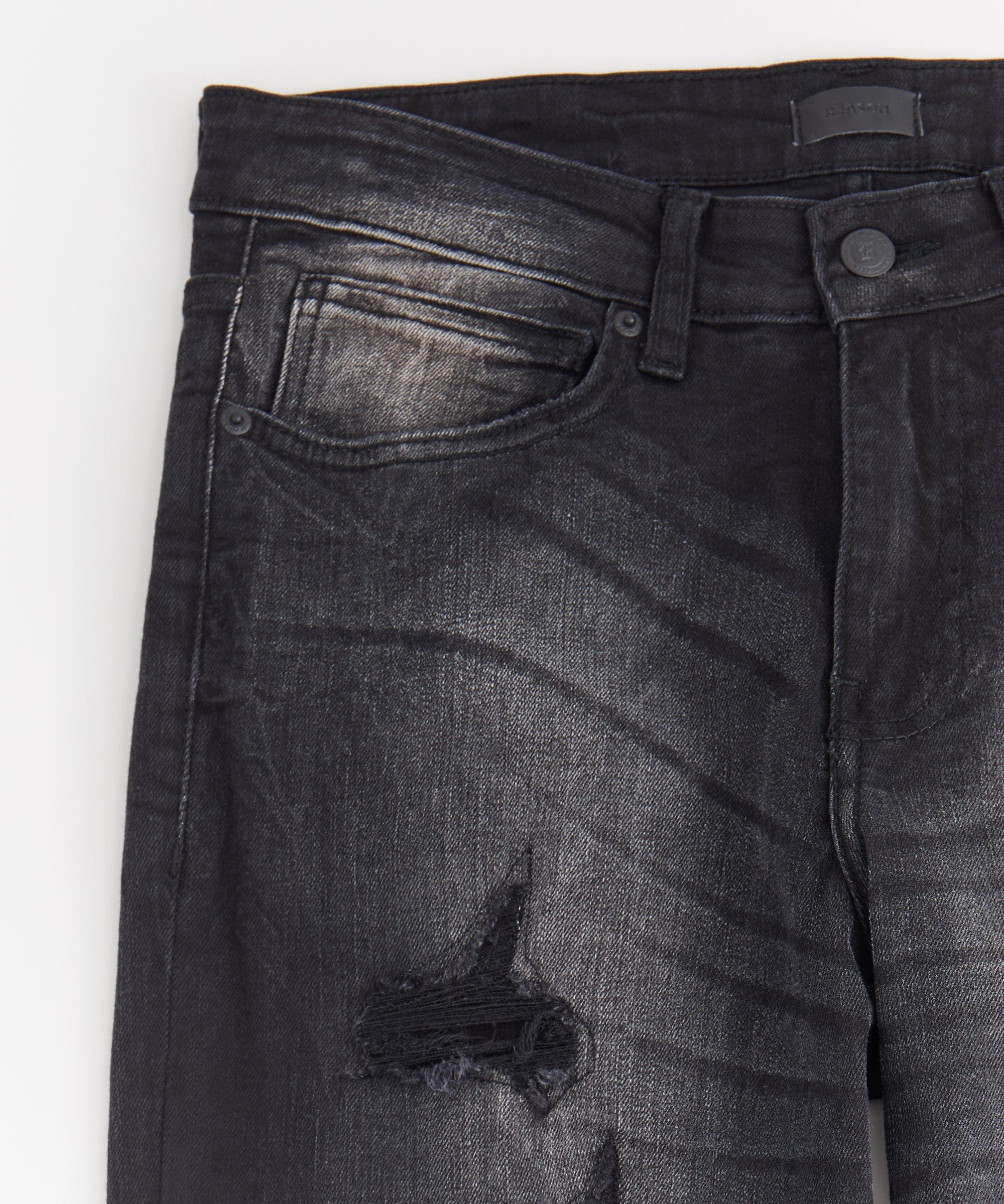 Eclipse Ripped Skinny Jeans - Black