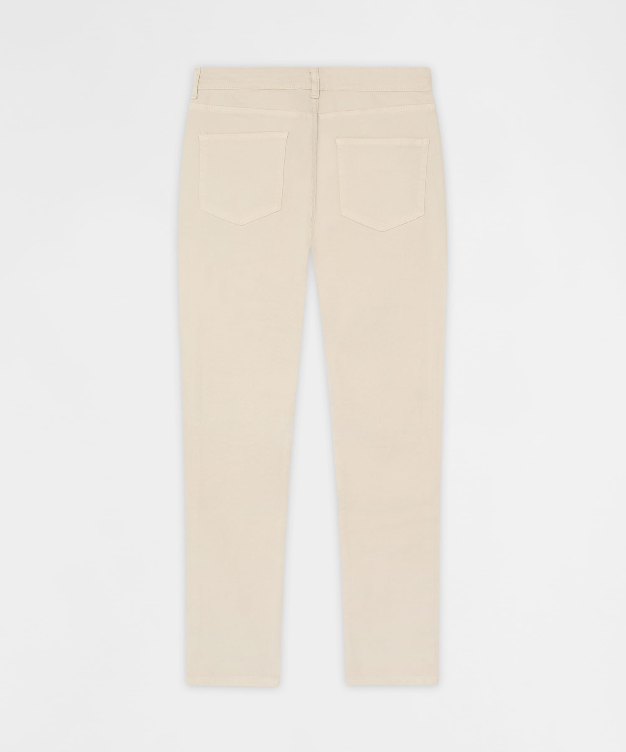 Diamond Dust Rhinestone Skinny Jeans - Cream