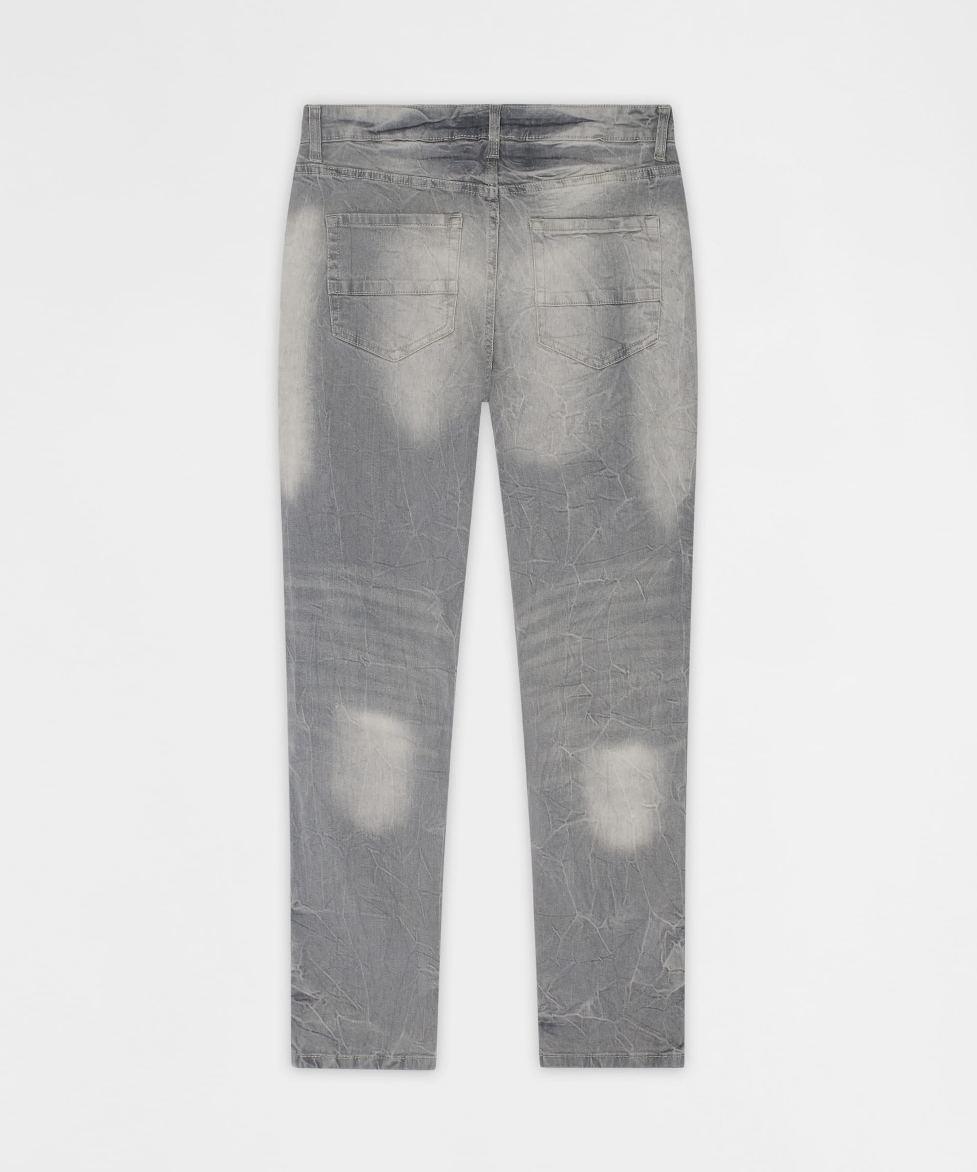 Ashfall Distressed Skinny Jeans - Grey