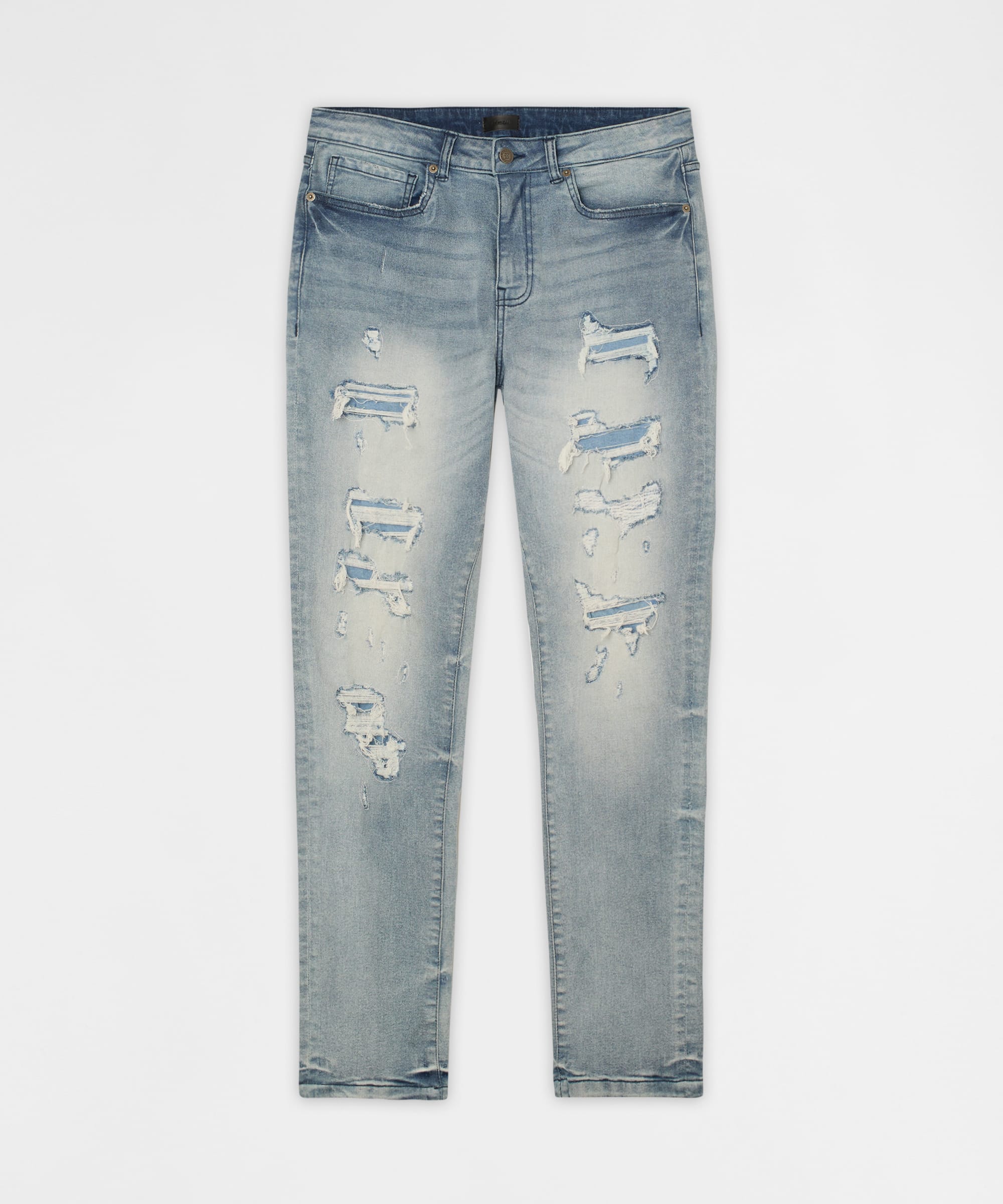 Cloudbreak Distressed Skinny Jeans - Blue