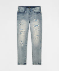 Cloudbreak Distressed Skinny Jeans - Blue