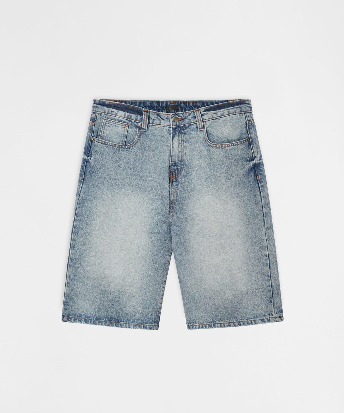 Baggy Denim Short - Light Blue