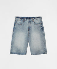 Baggy Denim Short - Light Blue