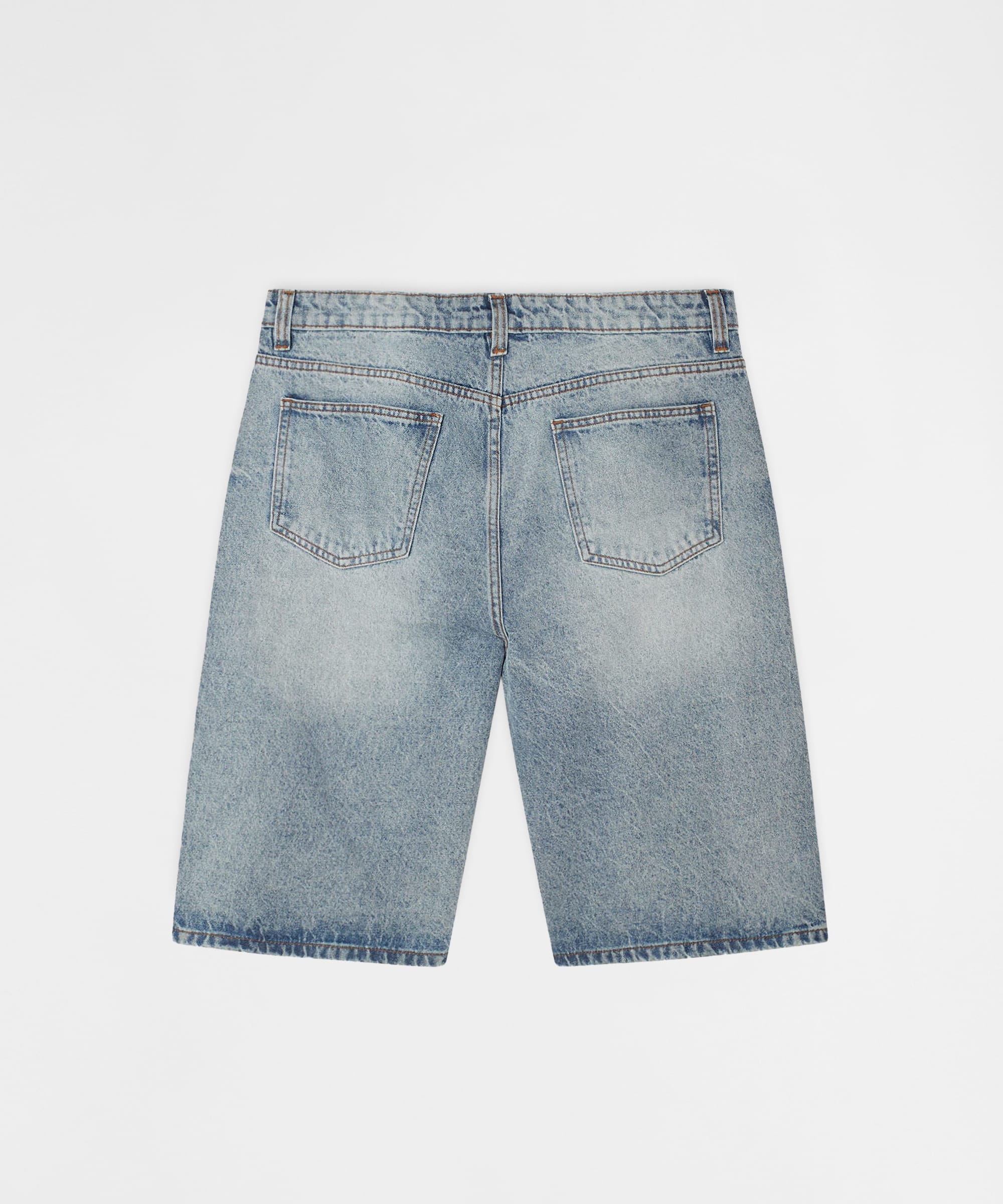 Baggy Denim Short - Light Blue