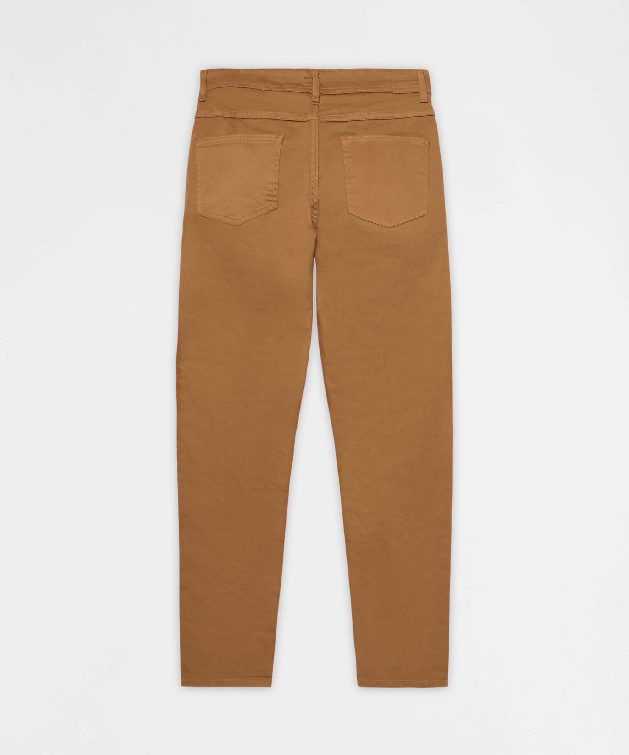 Heavy Distressed Frayed Skinny Jean - Khaki