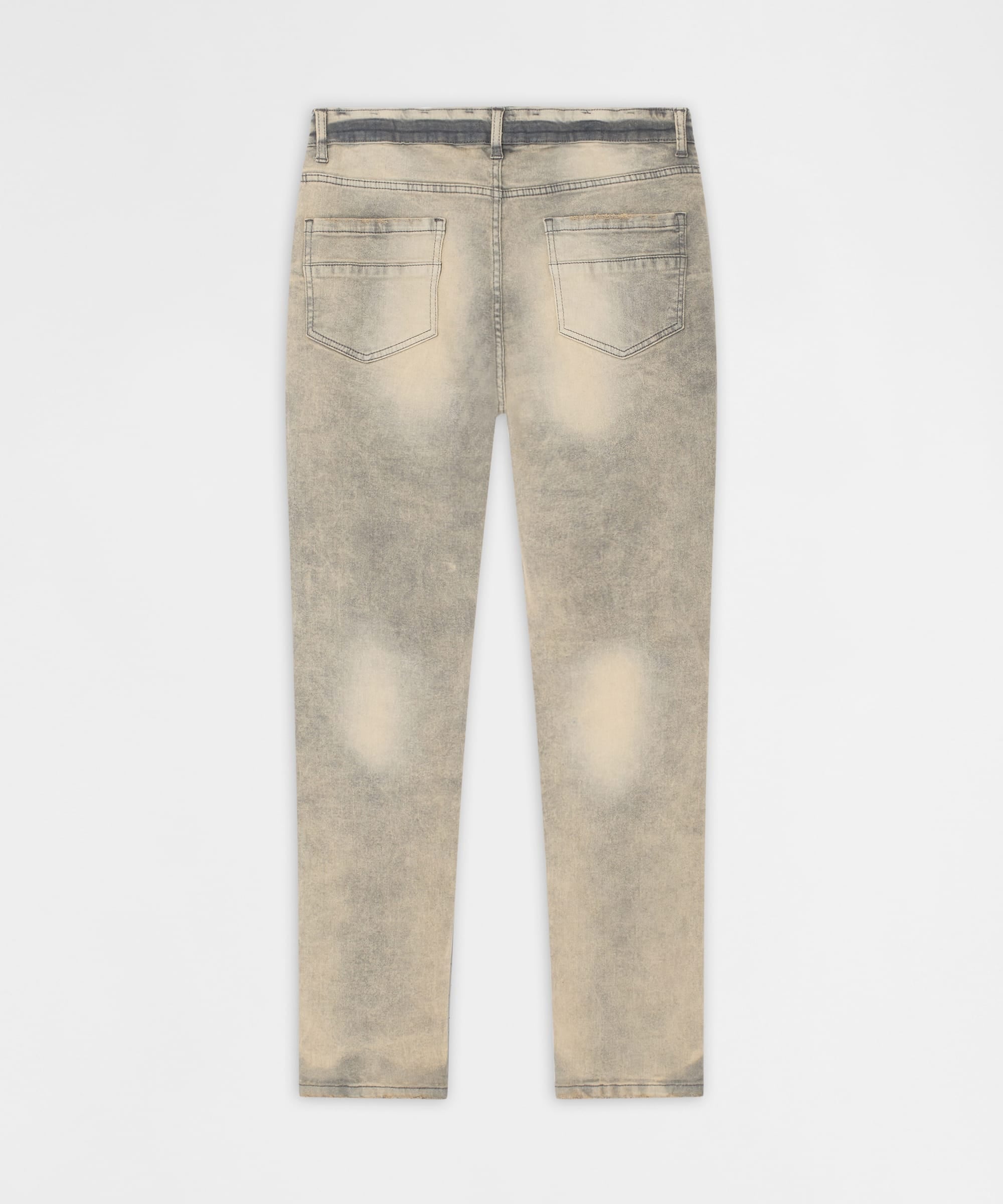 Desert Fade Distressed Skinny Jeans - Grey
