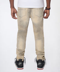 Desert Fade Distressed Skinny Jeans - Grey