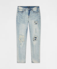 Daybreak Distressed Skinny Jeans - Light Indigo