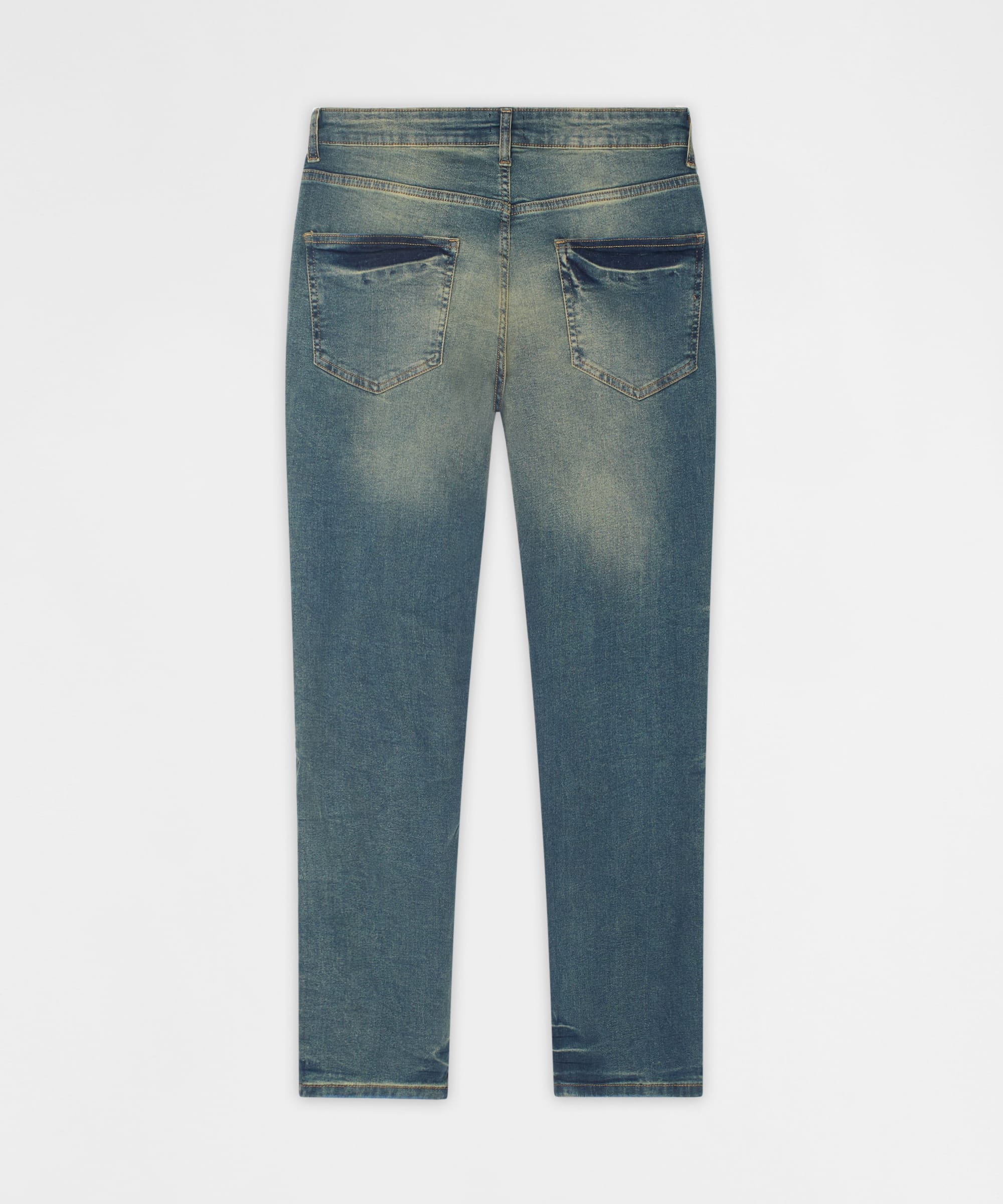 Grinder Distressed Skinny Jeans - Light Indigo