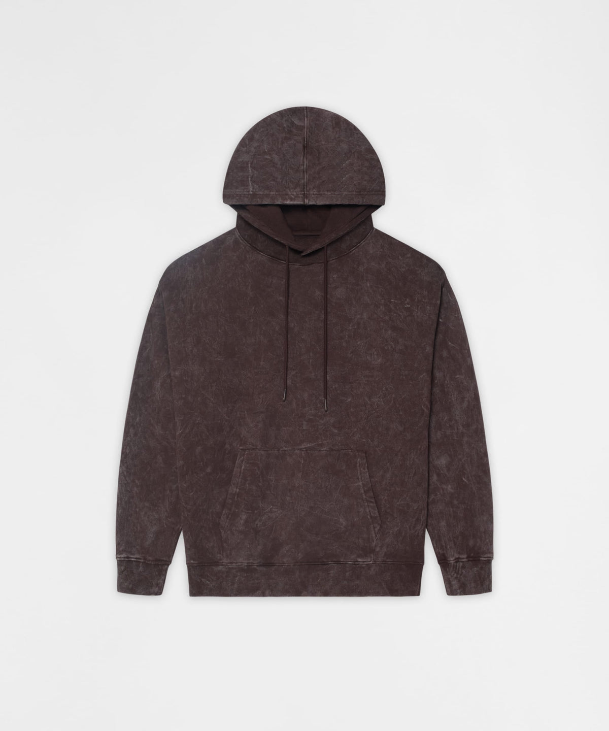Essential Washed Pullover Hoodie - Brown