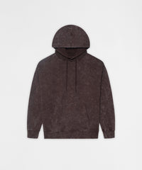 Essential Washed Pullover Hoodie - Brown