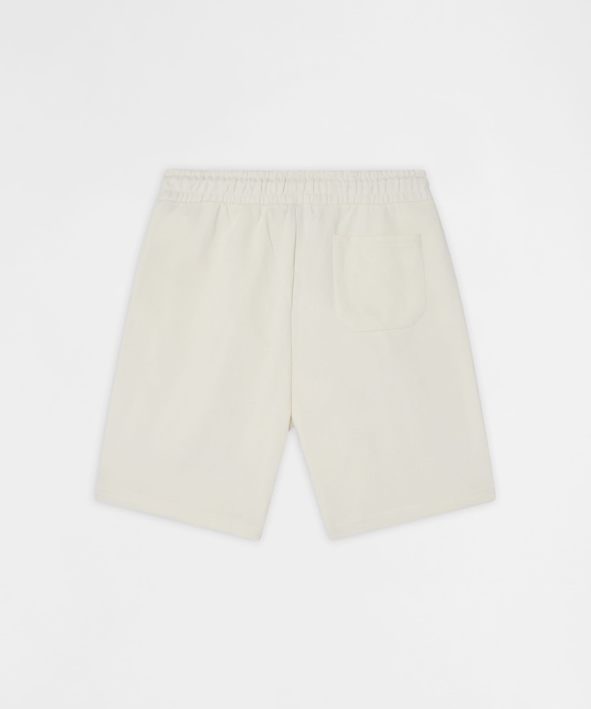 Crosses Embroidered Fleece Short - Cream