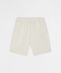 Crosses Embroidered Fleece Short - Cream