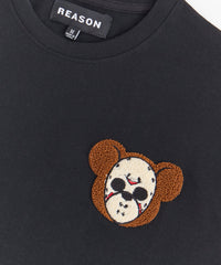 Chest Hit Embroidered Tee - Black