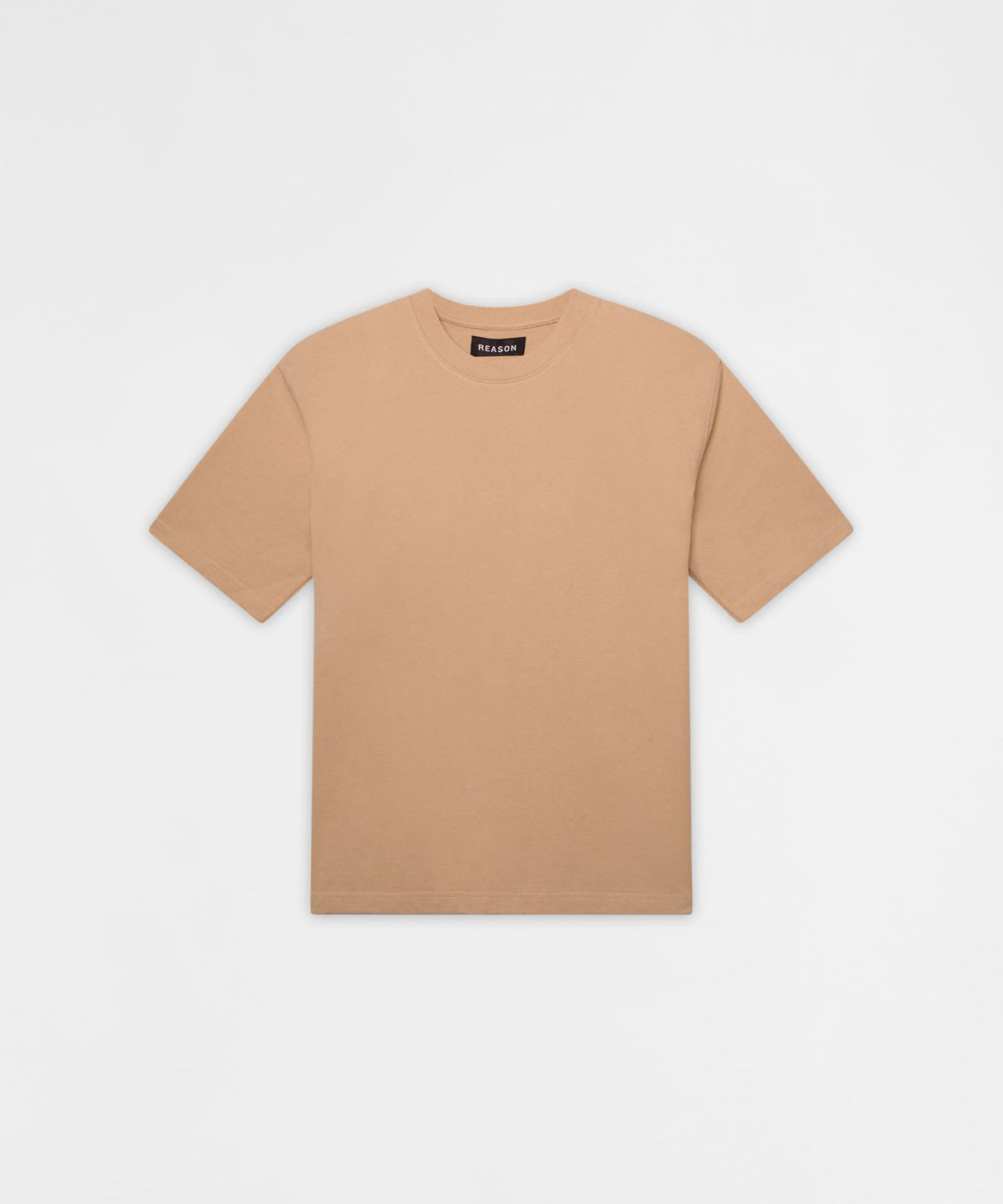 Essential French Terry Short Sleeve Tee - Tan