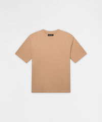Essential French Terry Short Sleeve Tee - Tan