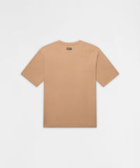 Essential French Terry Short Sleeve Tee - Tan