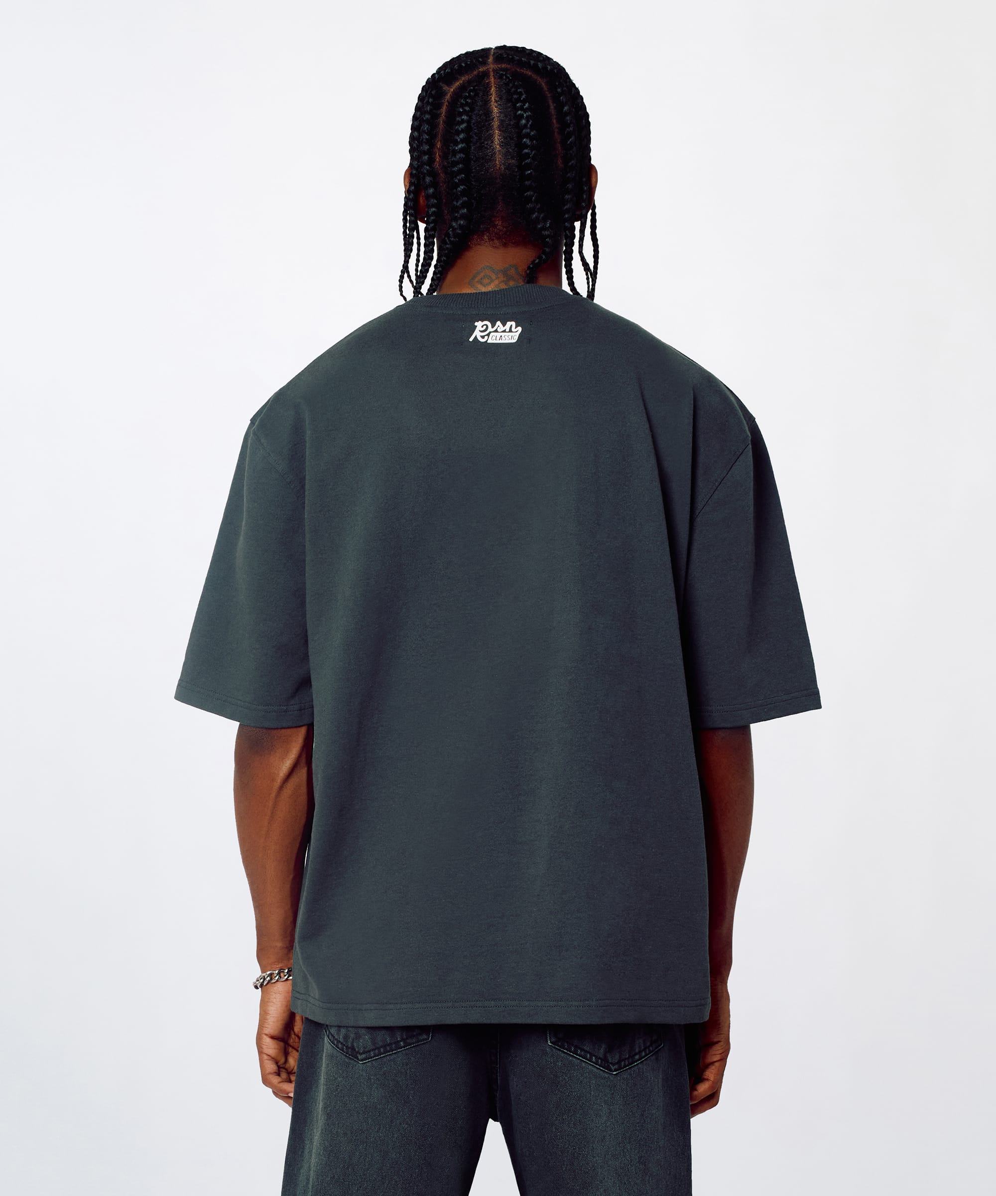 Essential French Terry Short Sleeve Tee - Black