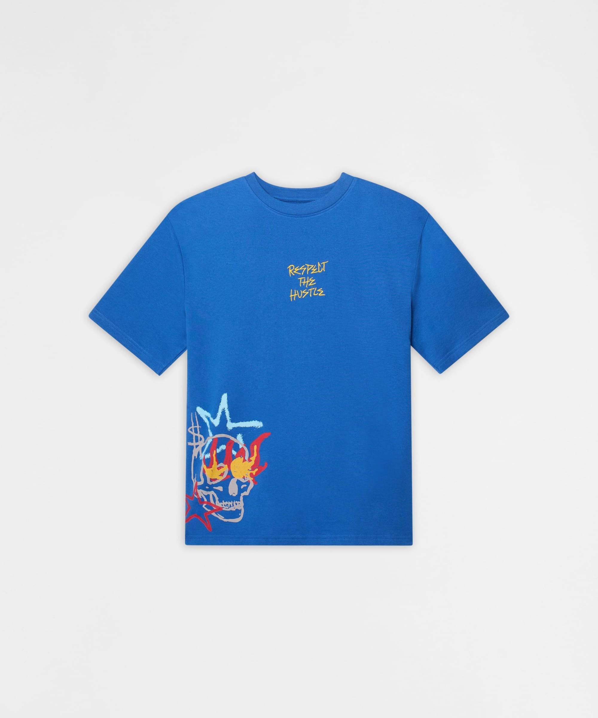 All We Ask Is Trust Graphic Short Sleeve Tee - Blue
