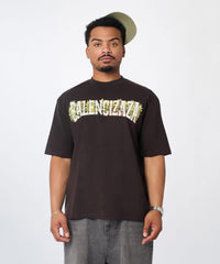 Balencizaza Graphic Short Sleeve Tee - Brown