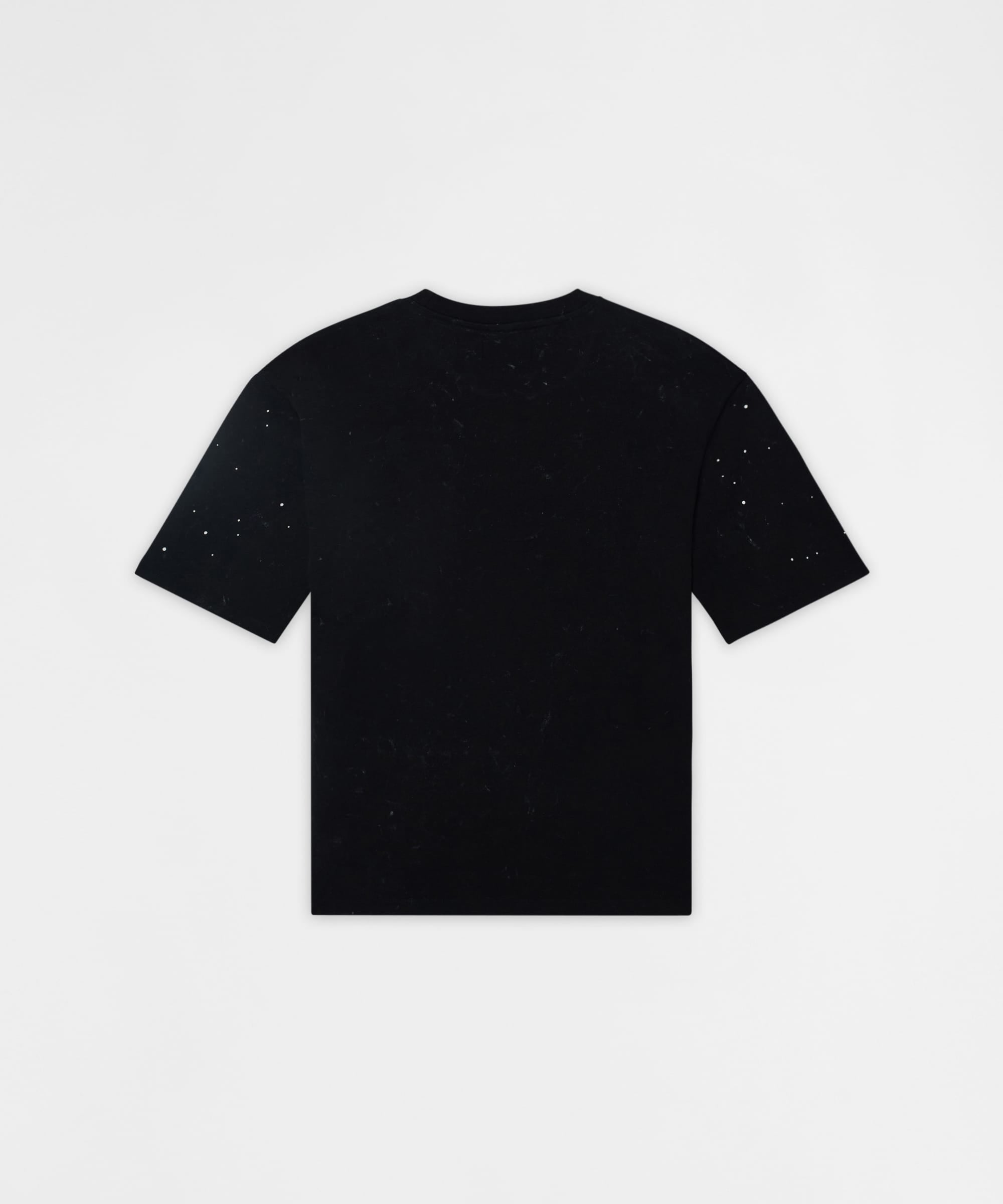 Chaos Chenille Patched Short Sleeve Tee - Black