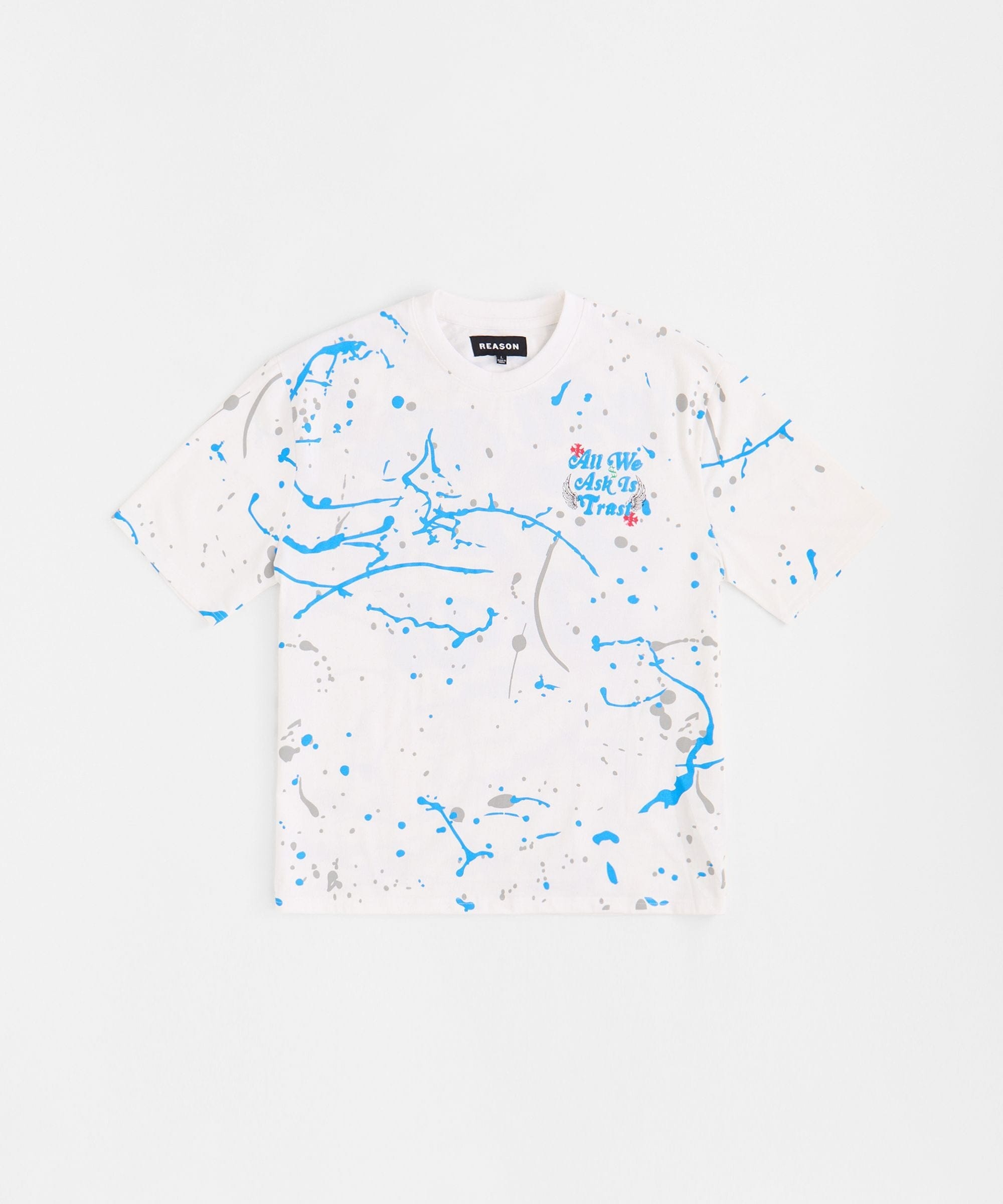 All We Trust Is Us Kids Short Sleeve Tee - White
