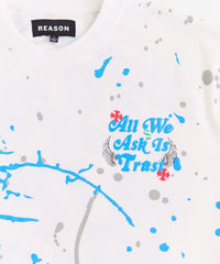 All We Trust Is Us Kids Short Sleeve Tee - White