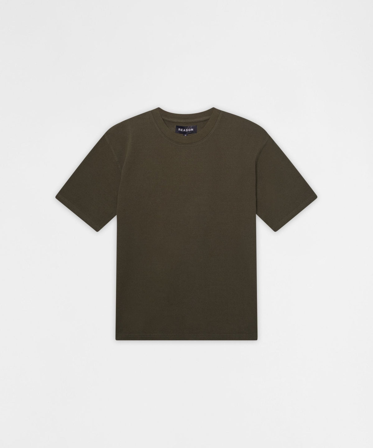 Essential French Terry Short Sleeve Tee - Olive Green