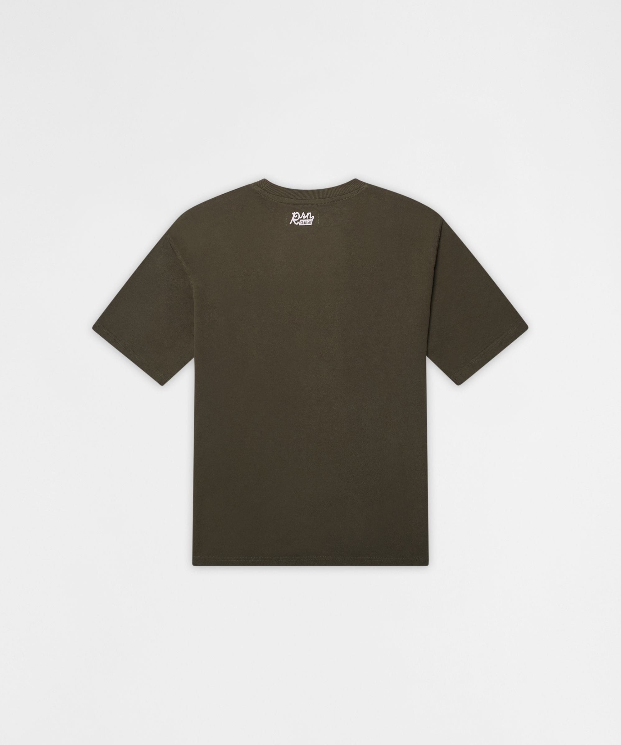 Essential French Terry Short Sleeve Tee - Olive Green