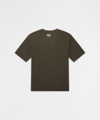 Essential French Terry Short Sleeve Tee - Olive Green