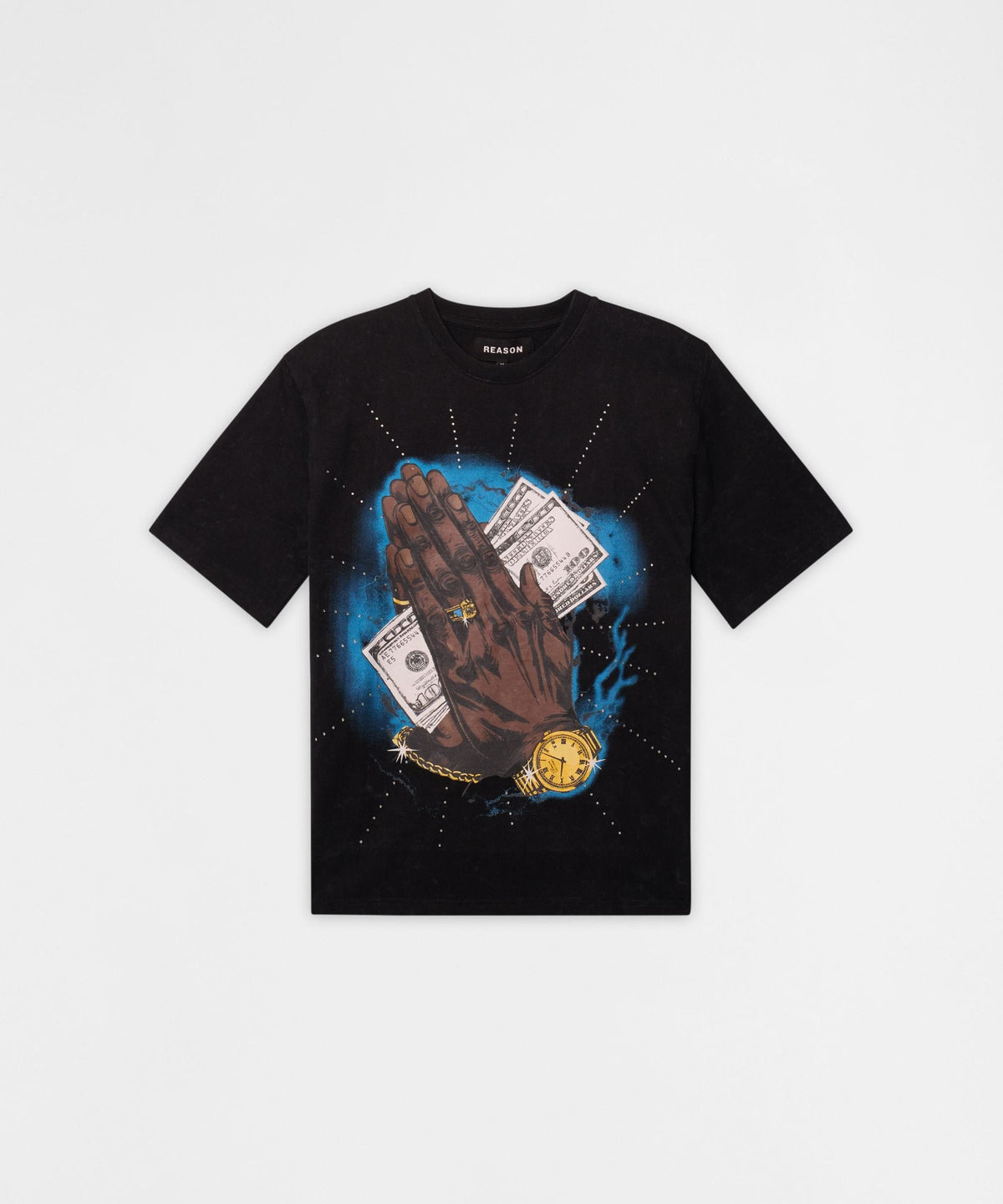 Blessings Short-Sleeve Tee - Washed Black