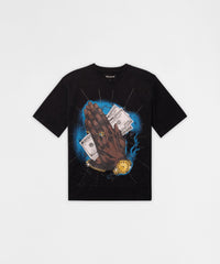 Blessings Short-Sleeve Tee - Washed Black