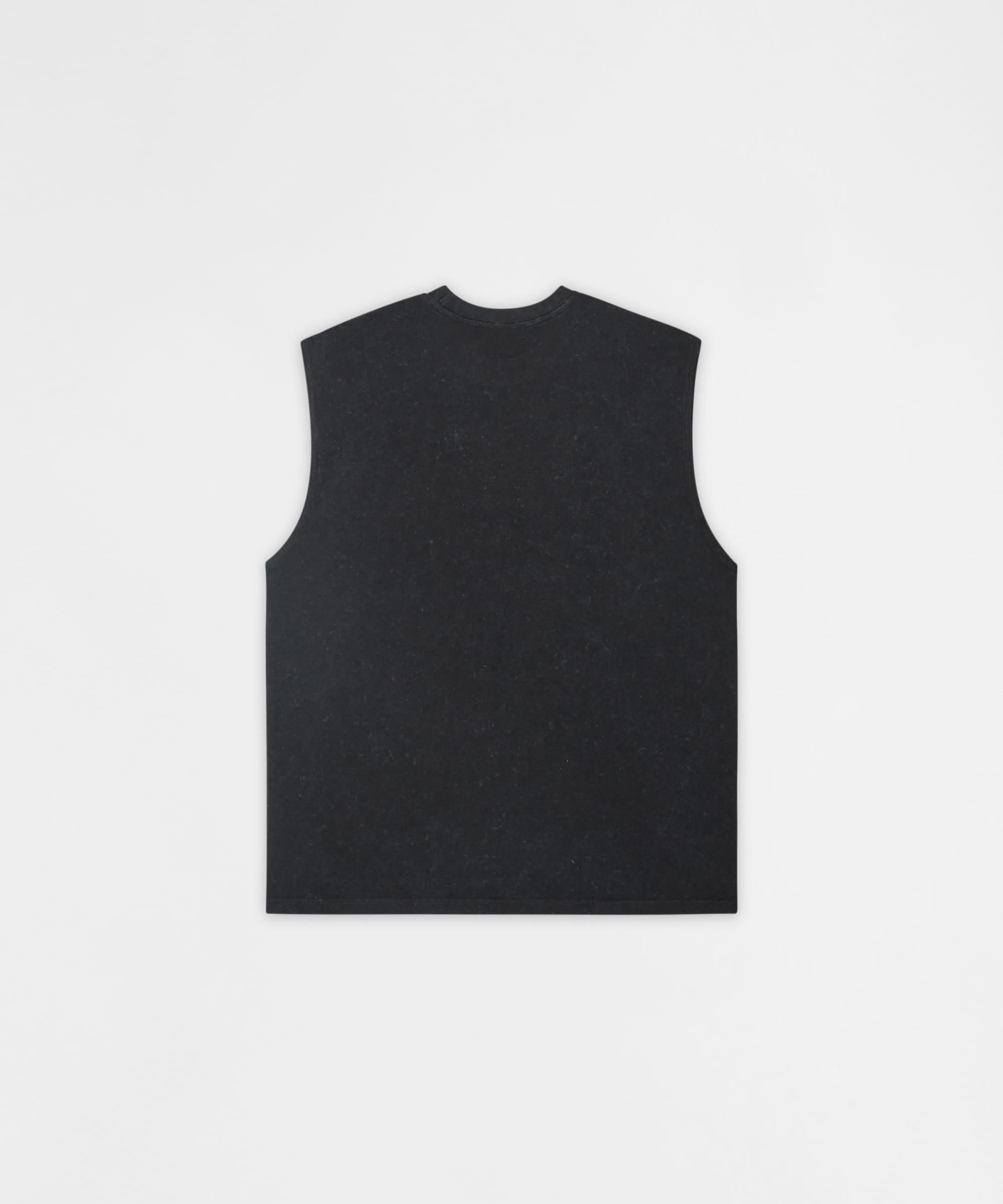 Built For Chaos Muscle Tee - Washed Black