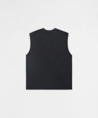 Built For Chaos Muscle Tee - Washed Black