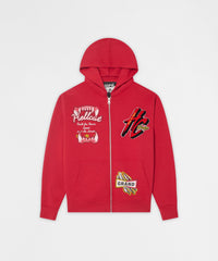 Hellcat Full Zip Hoodie - Red
