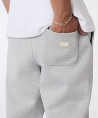 Classic Open Hem Pant - Heather Grey