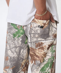 Classic Open Hem Pants - White Tree
