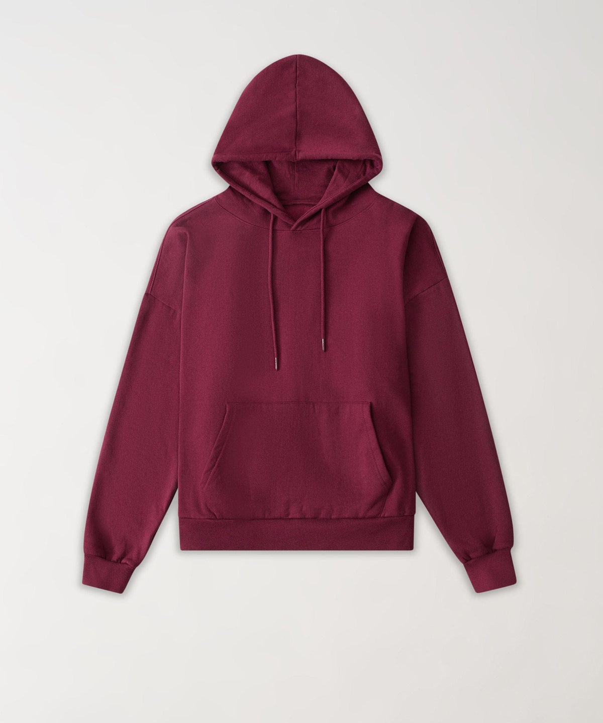 Essential Boxy Fit Zip Up Hoodie - Mauve