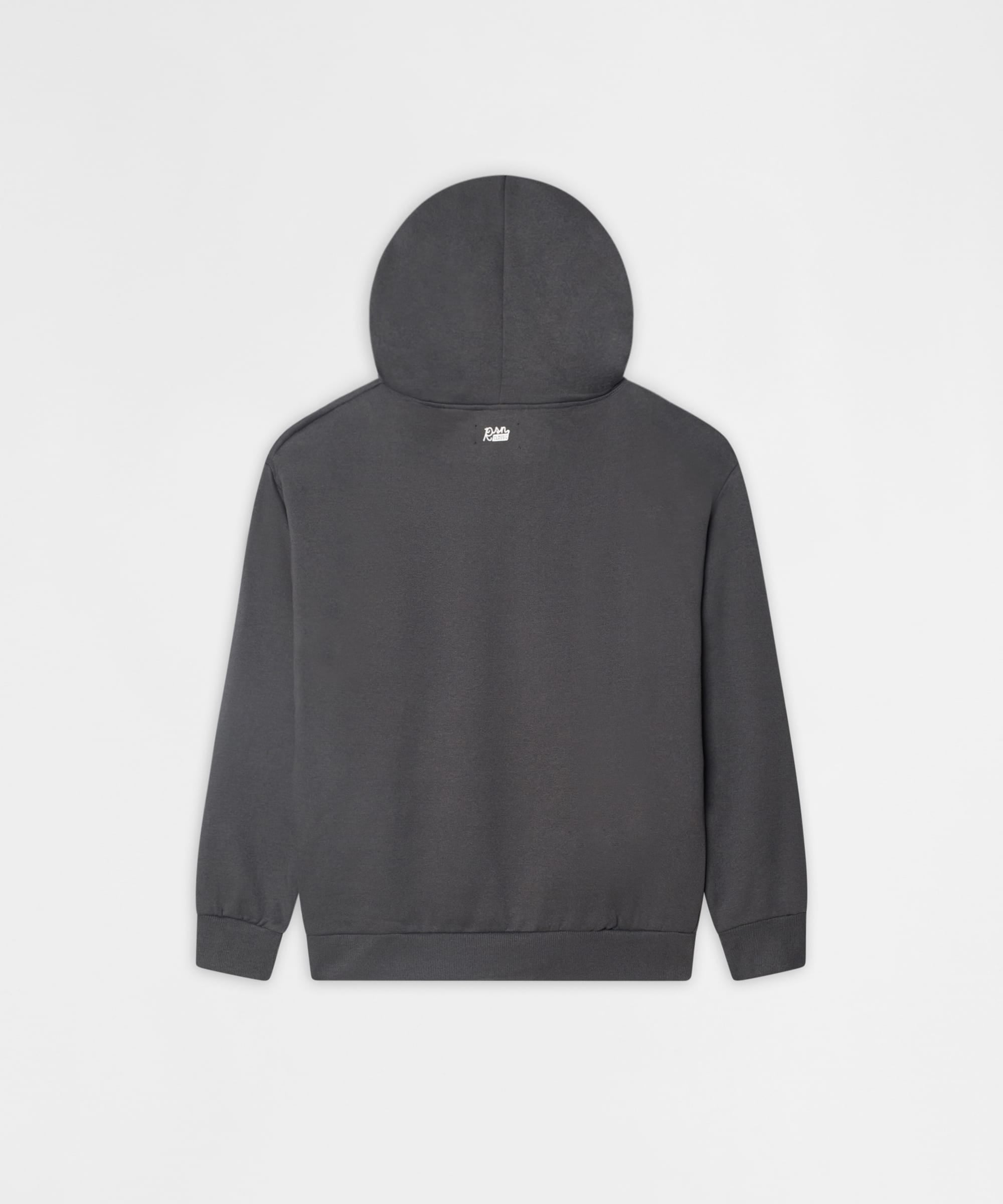 Essential Pull Over Boxy Fit Hoodie - Dark Grey