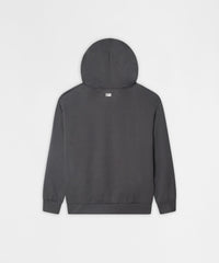 Essential Pull Over Boxy Fit Hoodie - Dark Grey