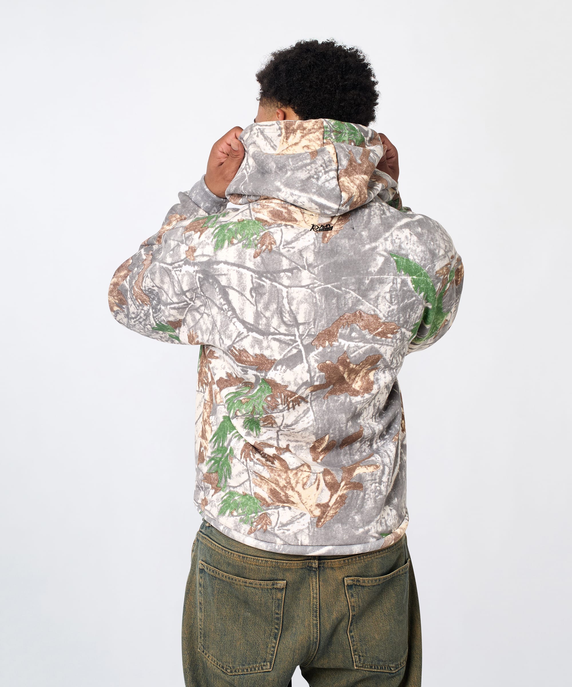 Essential Pull Over Boxy Fit Hoodie - White Tree