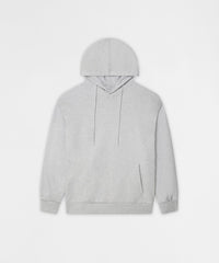 Essential Pull Over Boxy Fit Hoodie - Heather Grey