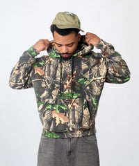 Essential Pull Over Boxy Fit Hoodie - Brown Tree